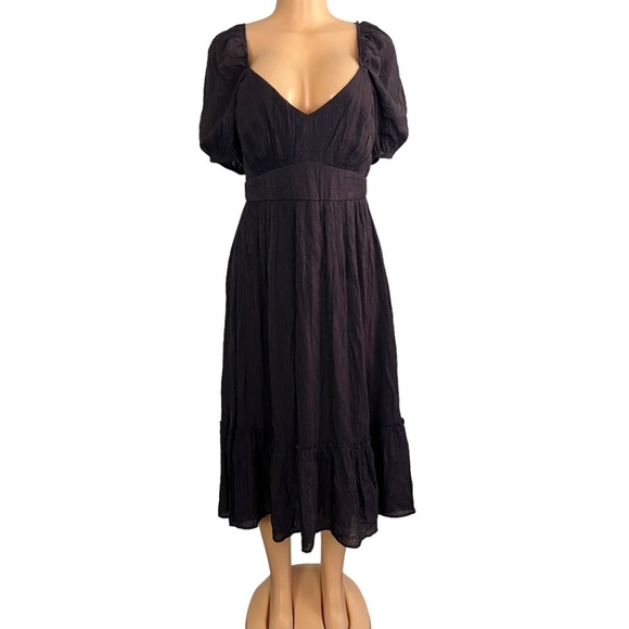 Lulus Beautiful MIDI dress in Dark Blue - Picture 3 of 11